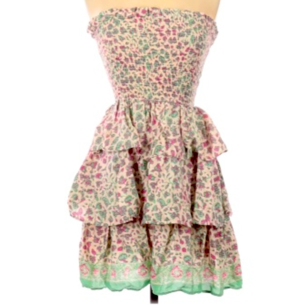 Dolls Point Tiered Mini Dress (Urban Outfitters)